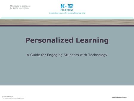 Personalized Learning