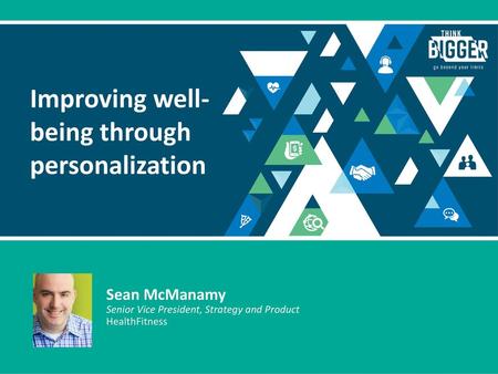 Improving well-being through personalization