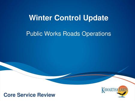 Public Works Roads Operations