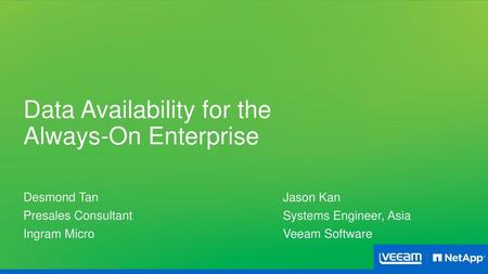 Data Availability for the Always-On Enterprise