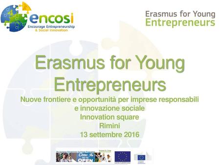 Erasmus for Young Entrepreneurs