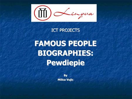 FAMOUS PEOPLE BIOGRAPHIES: Pewdiepie