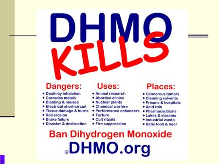 Play DHMO warning.