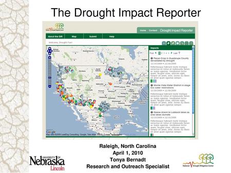 The Drought Impact Reporter