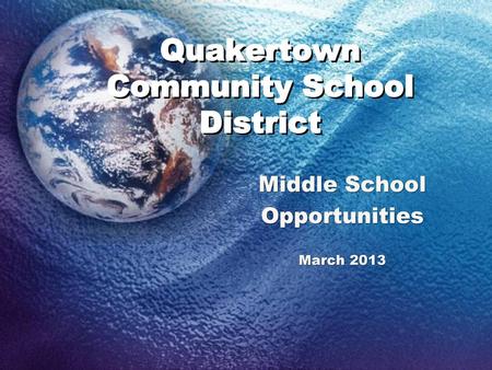 Quakertown Community School District