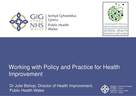 Working with Policy and Practice for Health Improvement