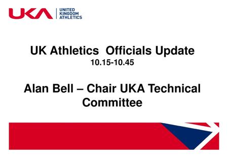 UK Athletics Officials Update