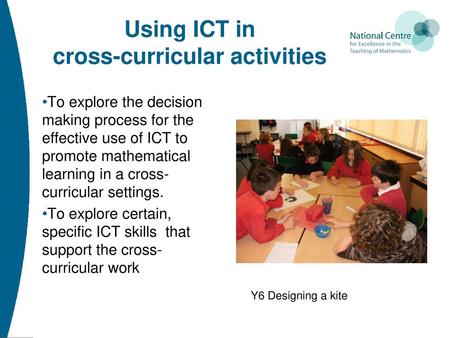 Using ICT in cross-curricular activities