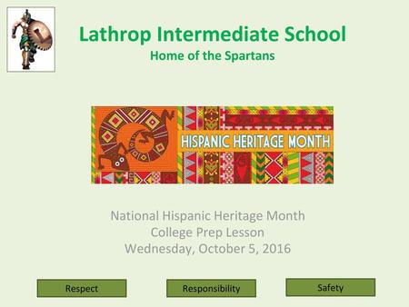 Lathrop Intermediate School Home of the Spartans