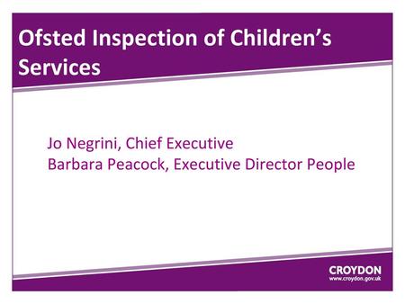 Ofsted Inspection of Children’s Services