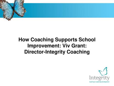 Integrity Coaching Viv Grant Mother of three children