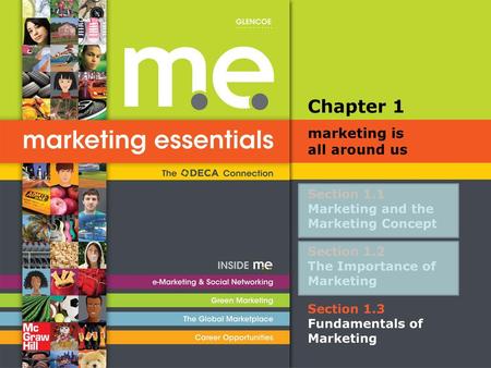 Chapter 1 marketing is all around us Section 1.1