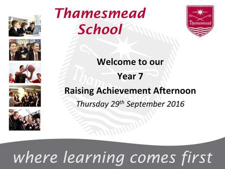 Raising Achievement Afternoon