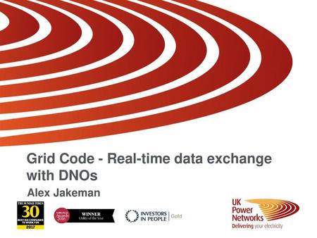 Grid Code - Real-time data exchange with DNOs