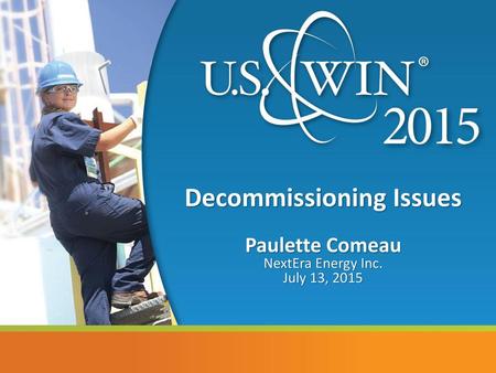 Decommissioning Issues