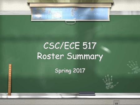 CSC/ECE 517 Roster Summary