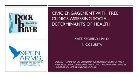 Kate Ksobiech, ph.d. Nick Surita