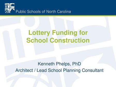 Lottery Funding for School Construction