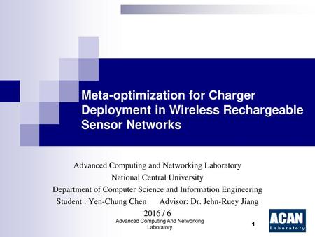 Advanced Computing and Networking Laboratory