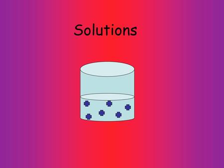 Solutions.