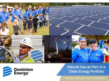 Natural Gas as Part of a Clean Energy Portfolio