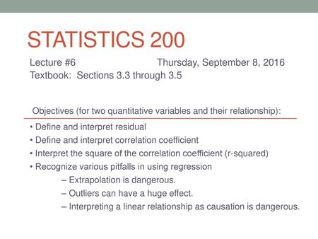 Statistics 200 Lecture #6 Thursday, September 8, 2016