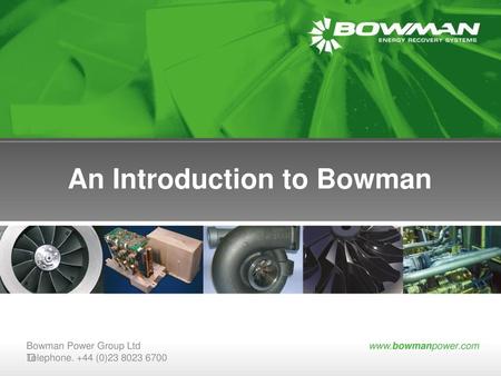 An Introduction to Bowman