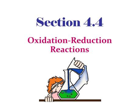 Oxidation-Reduction Reactions