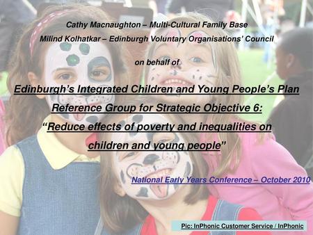 Edinburgh’s Integrated Children and Young People’s Plan