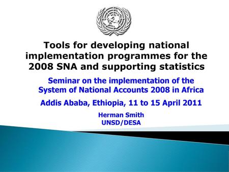 Seminar on the implementation of the