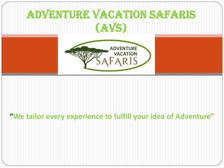 ADVENTURE VACATION SAFARIS (AVS)