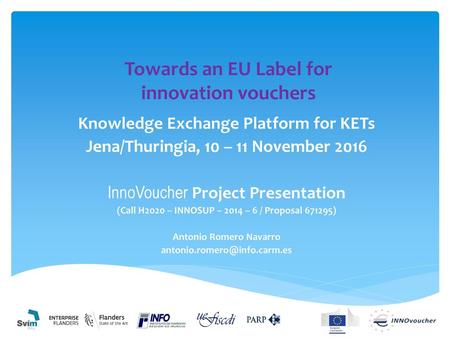 Towards an EU Label for innovation vouchers