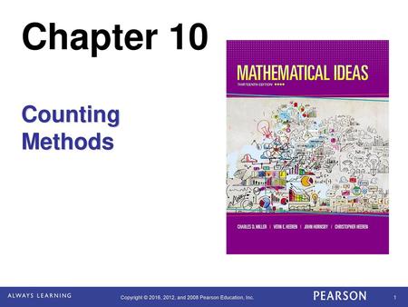 Chapter 10 Counting Methods.