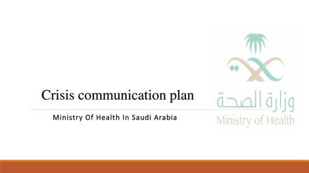 Ministry Of Health In Saudi Arabia