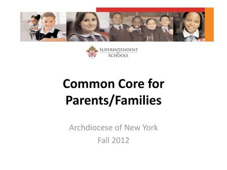 Common Core for Parents/Families