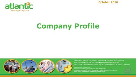 October 2016 Company Profile.