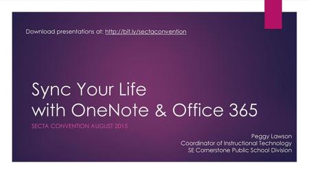 Sync Your Life with OneNote & Office 365