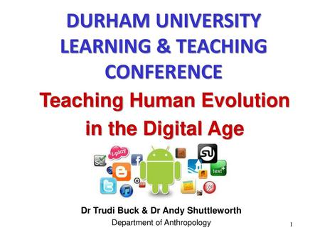 DURHAM UNIVERSITY LEARNING & TEACHING CONFERENCE