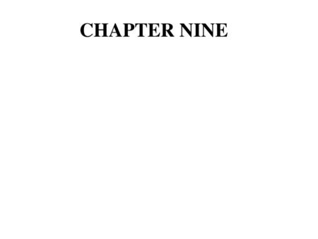 CHAPTER NINE.