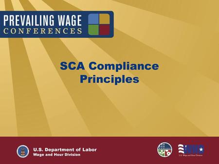 SCA Compliance Principles