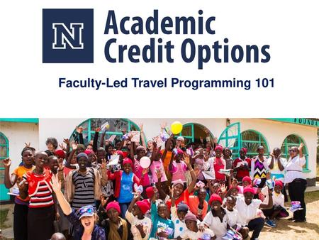 Faculty-Led Travel Programming 101