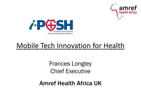 The Challenge Sub-Saharan Africa has 25% of the world’s disease burden BUT just 3% of the world’s healthworkers Health services are expensive and unevenly.