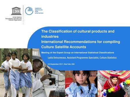 The Classification of cultural products and industries