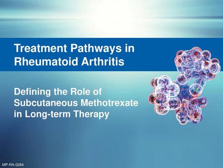 Treatment Pathways in Rheumatoid Arthritis