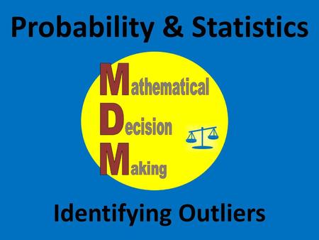 Probability & Statistics