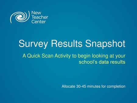 Survey Results Snapshot