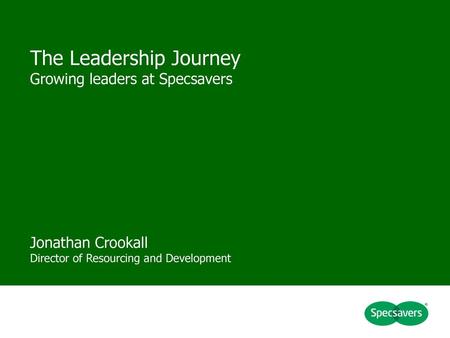 The Leadership Journey