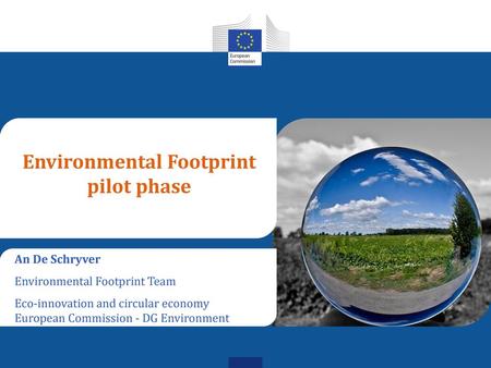 Environmental Footprint pilot phase