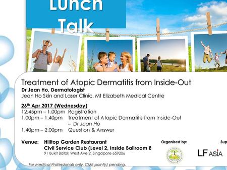 Lunch Talk Treatment of Atopic Dermatitis from Inside-Out