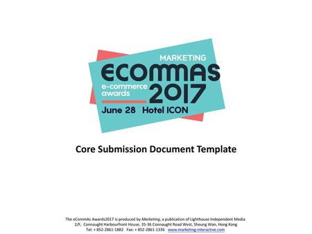 Core Submission Document Template